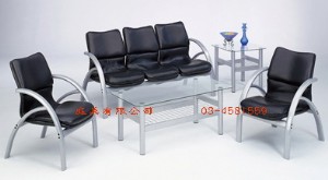 TM-1804 鋼管沙發組(1+1+3人座,大小茶几)